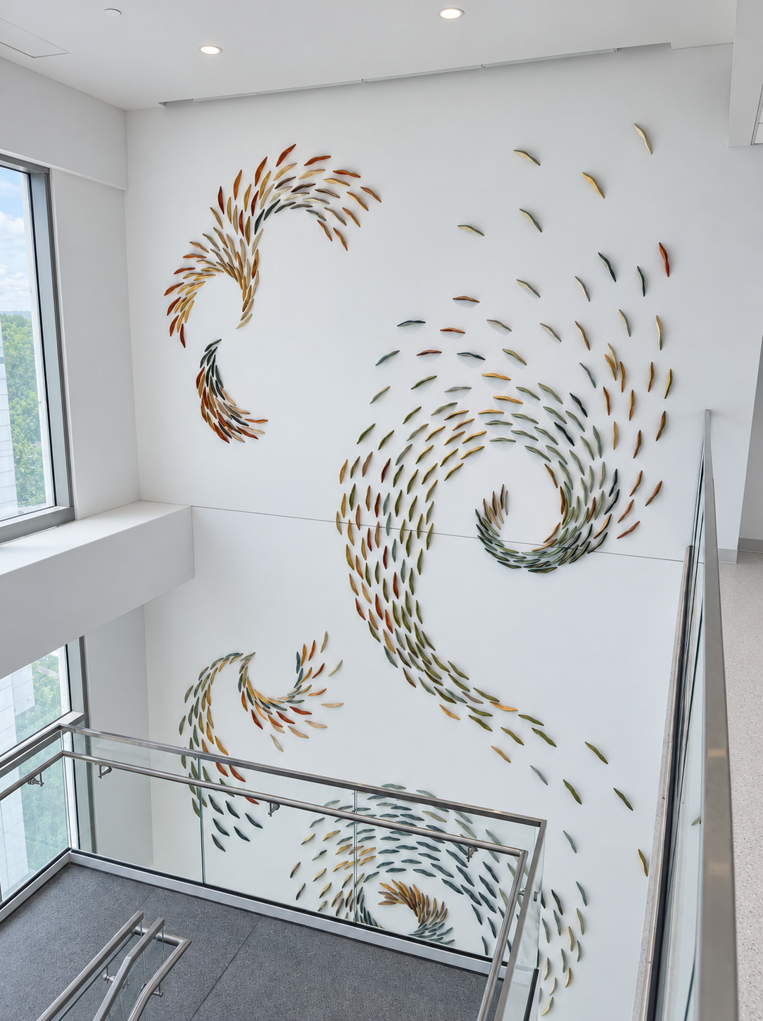 Ceramic spirals in soft gallery light.png