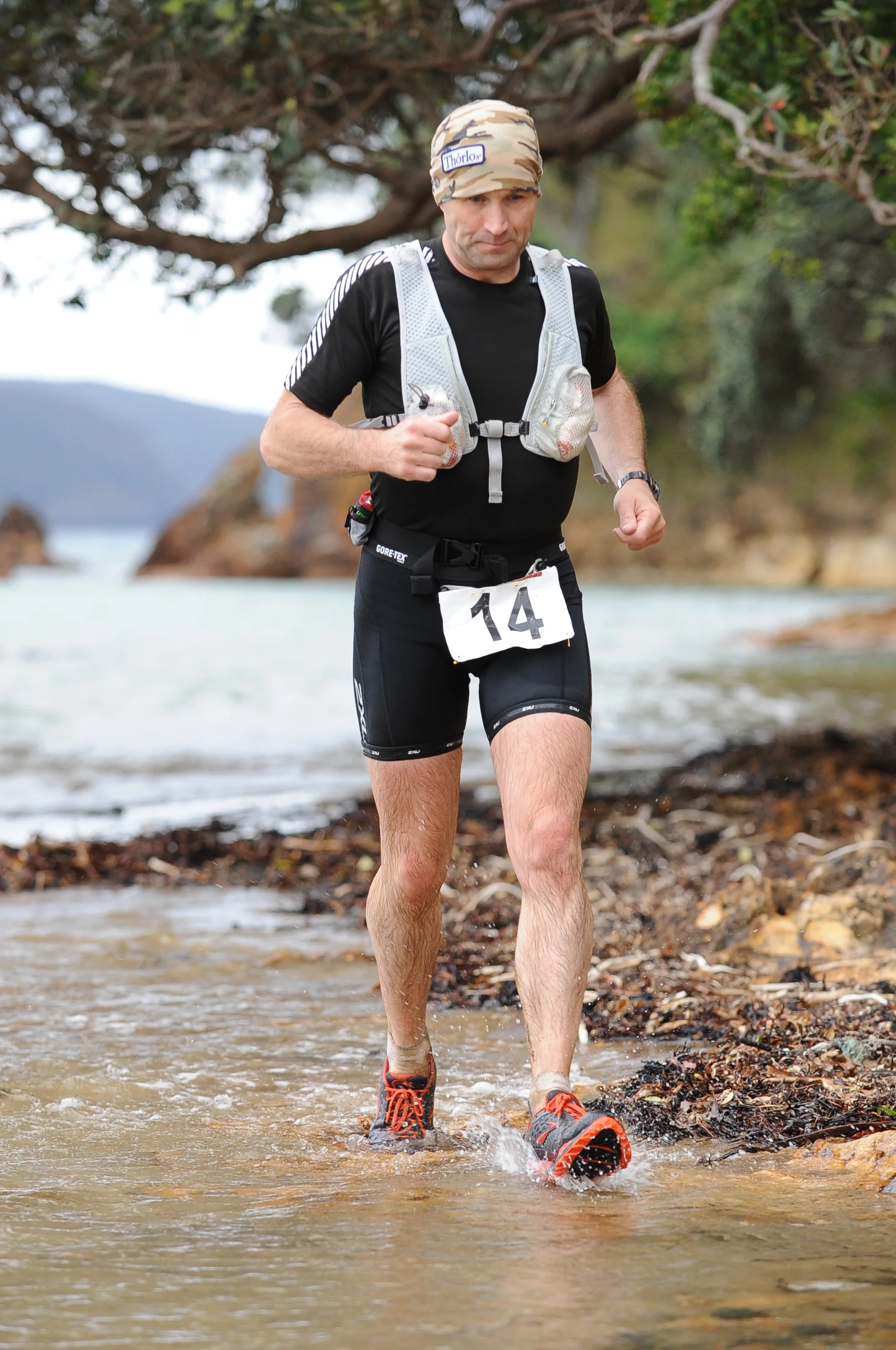 Russell Maylin running the Kauri Ultra Marathon.
