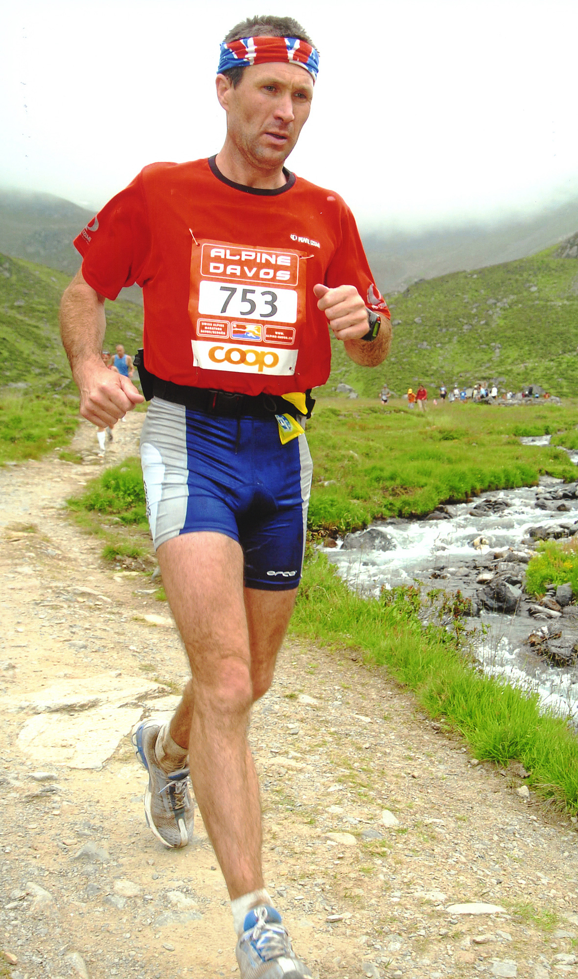 Russell running the Swiss Alpine k78