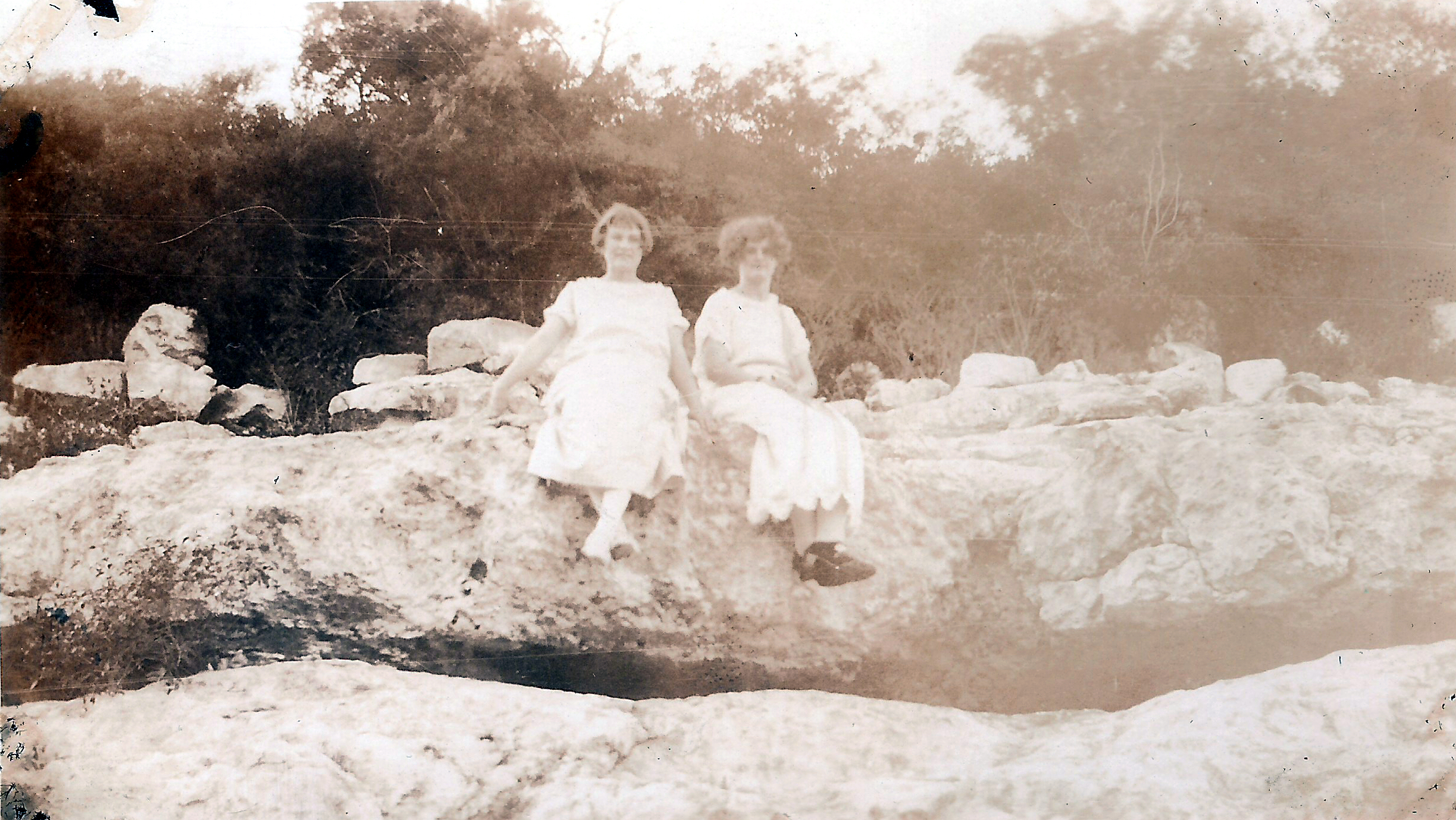 Clara Shilo-right-Lillian Krueger-left at Medina Lake.jpg