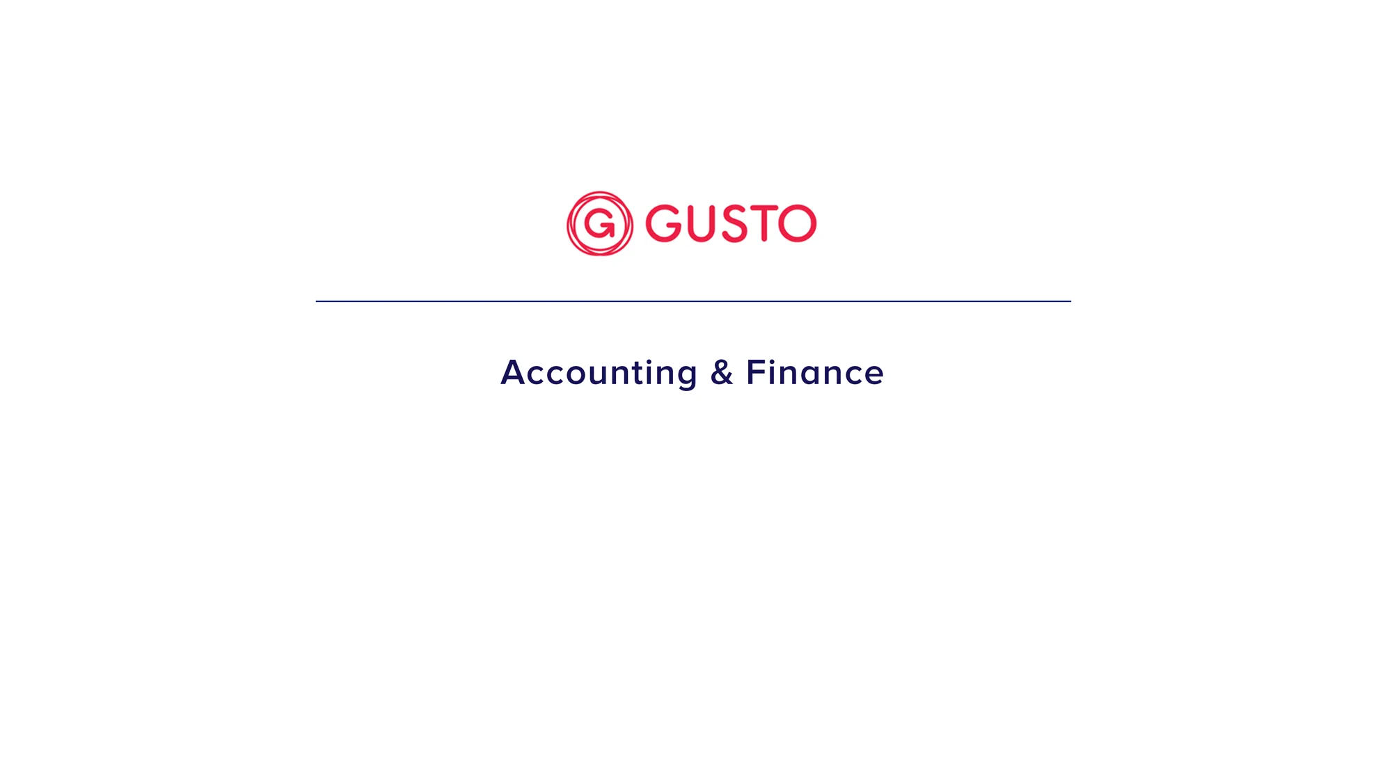 Tax Operations (Contract) Gusto San Francisco