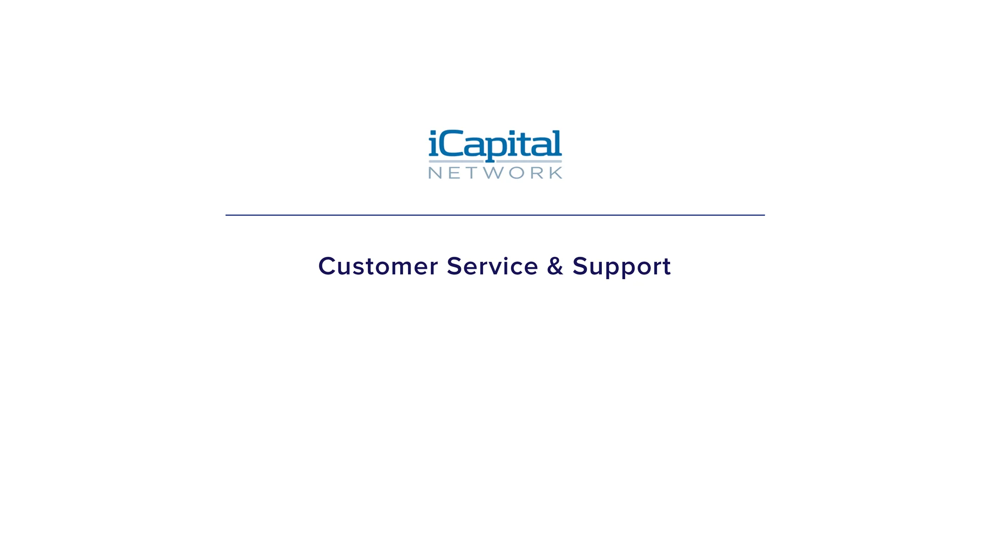 Client Service Analys, Investor Relations iCapital New York