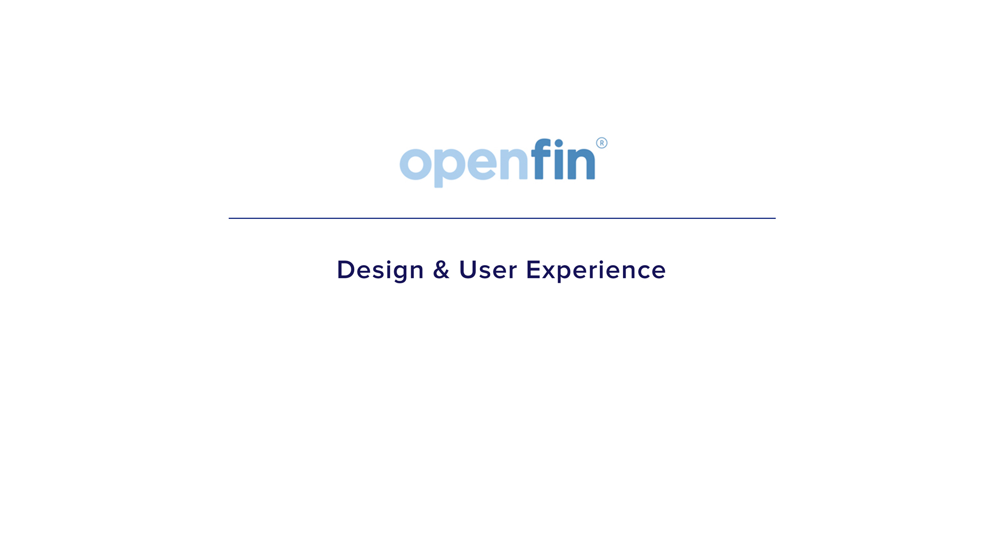 Senior Designer OpenFin New York