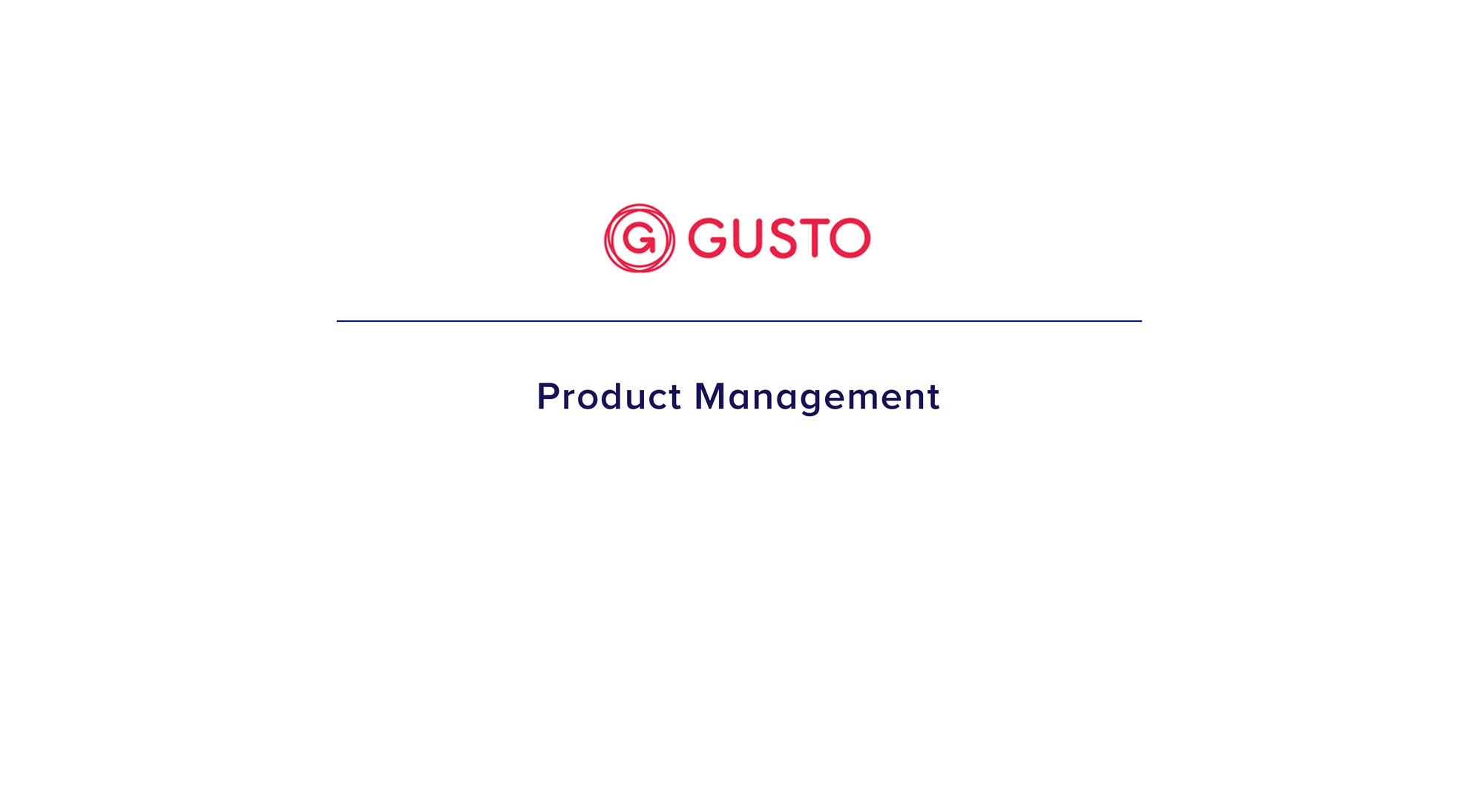 Product Management, Payroll Gutso Denver