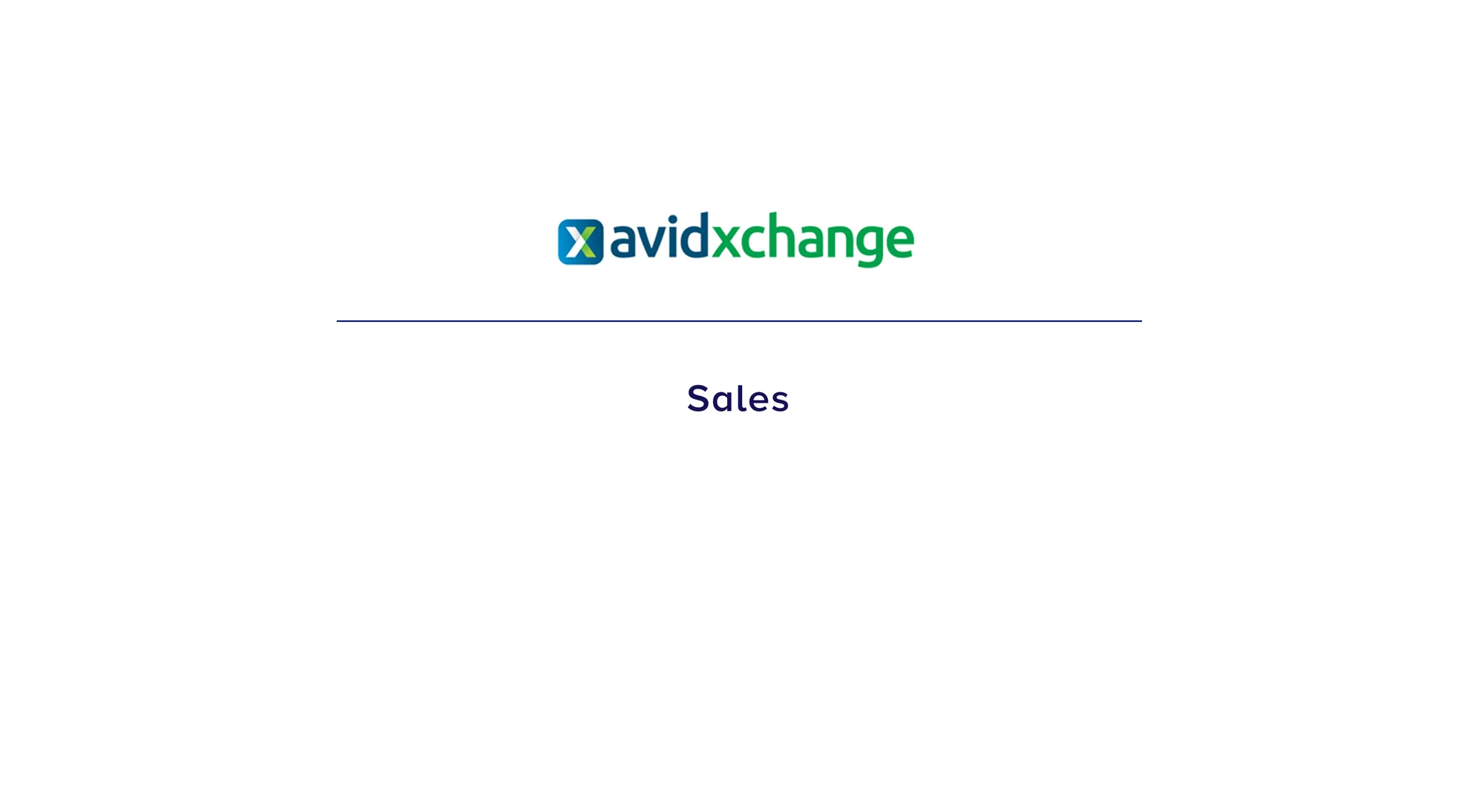 Account Sales Representative AvidXchange Salt Lake City