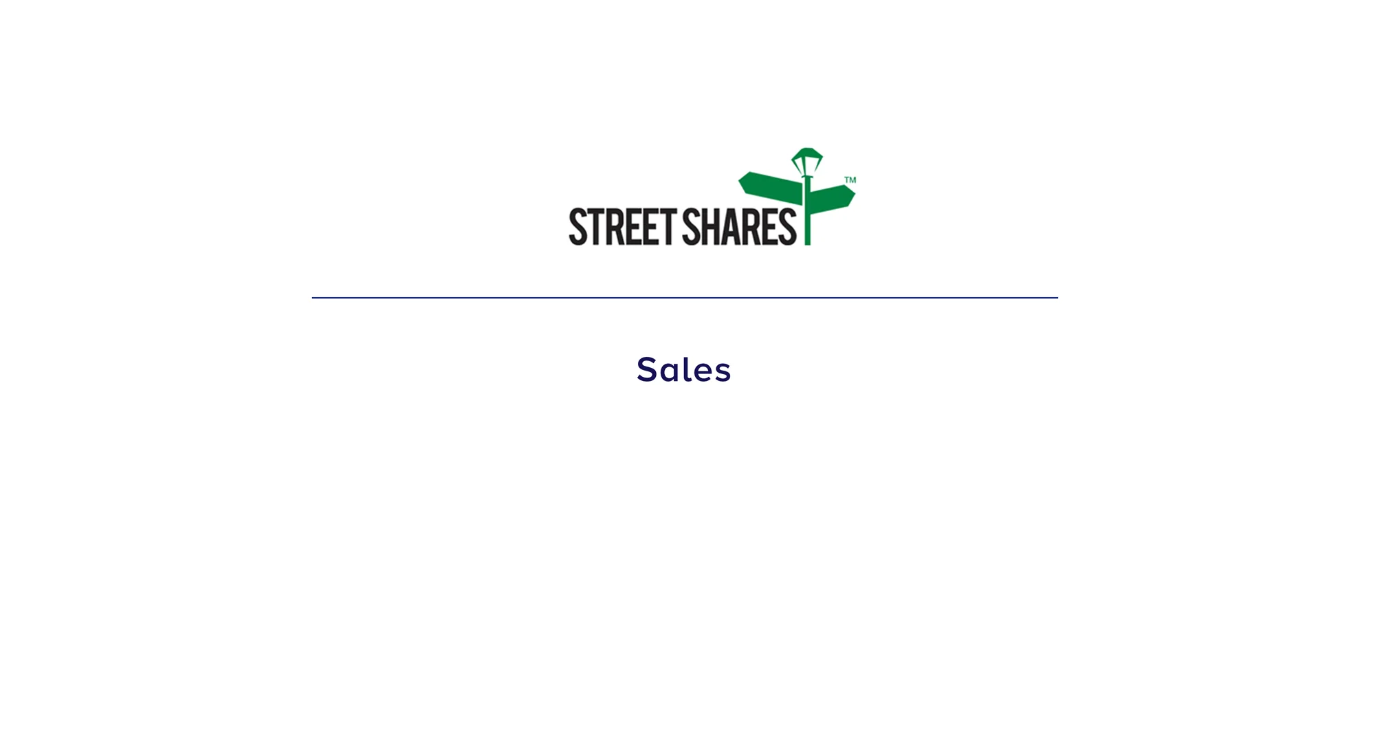 Inside Sales Associate StreetShares Reston