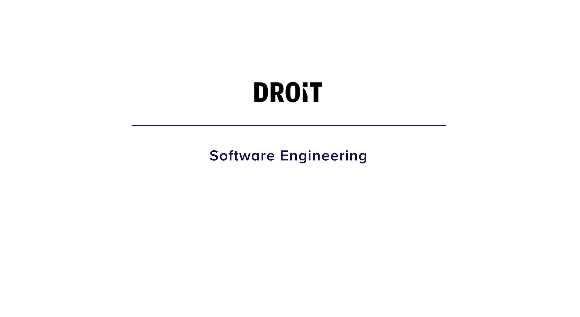 Senior Technical Architect Droit New York