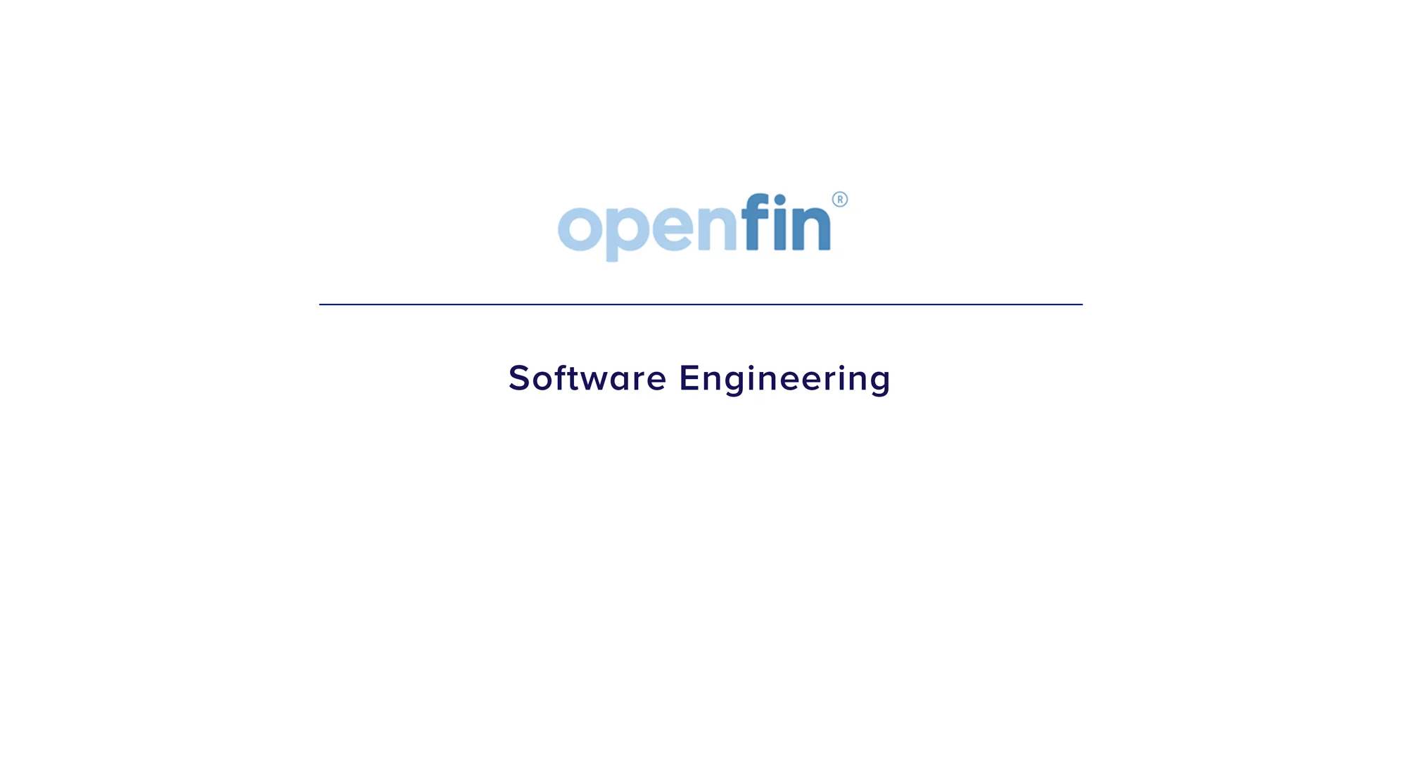 Senior C++ Engineer OpenFin New York