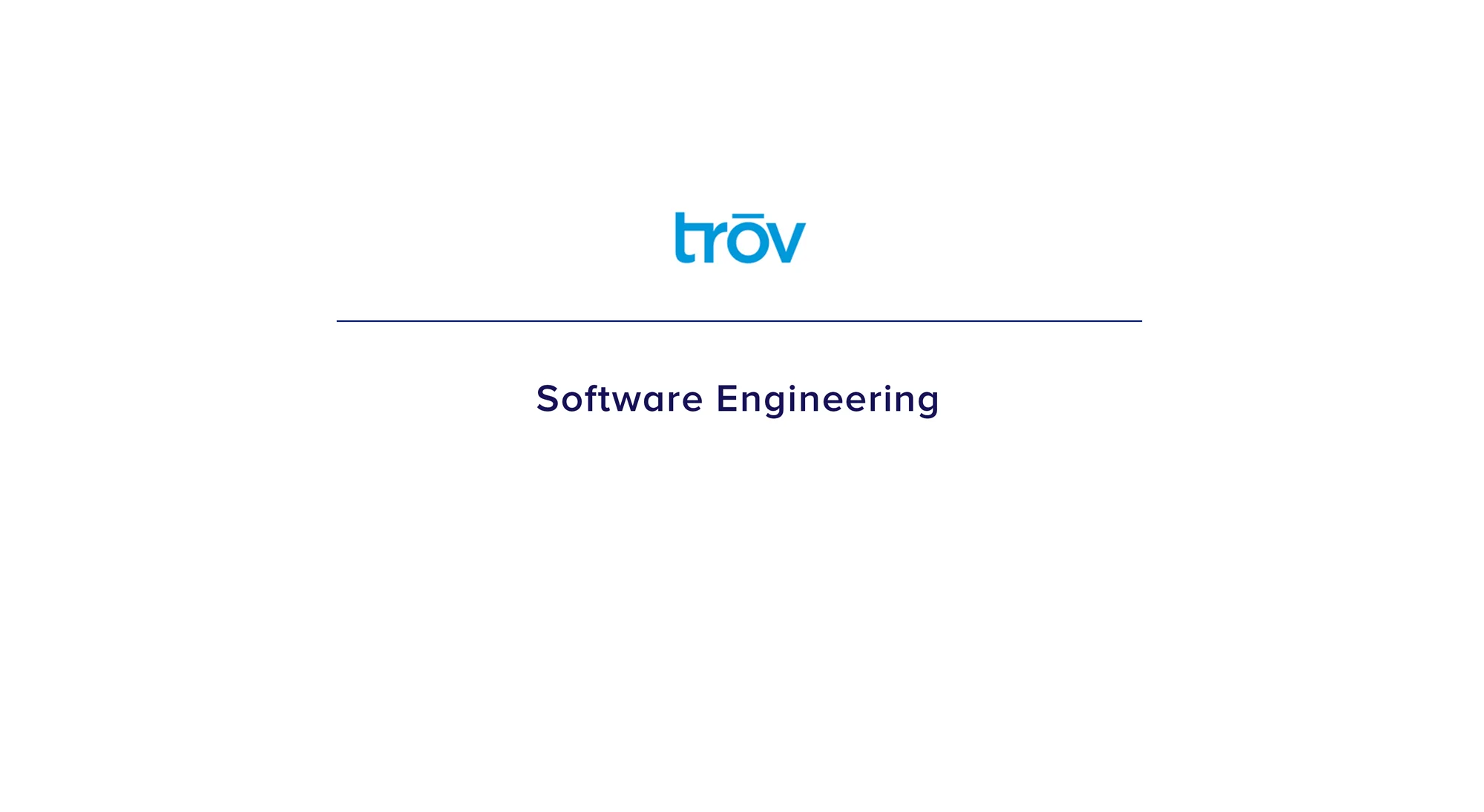 Server Software Engineer Trōv Remote