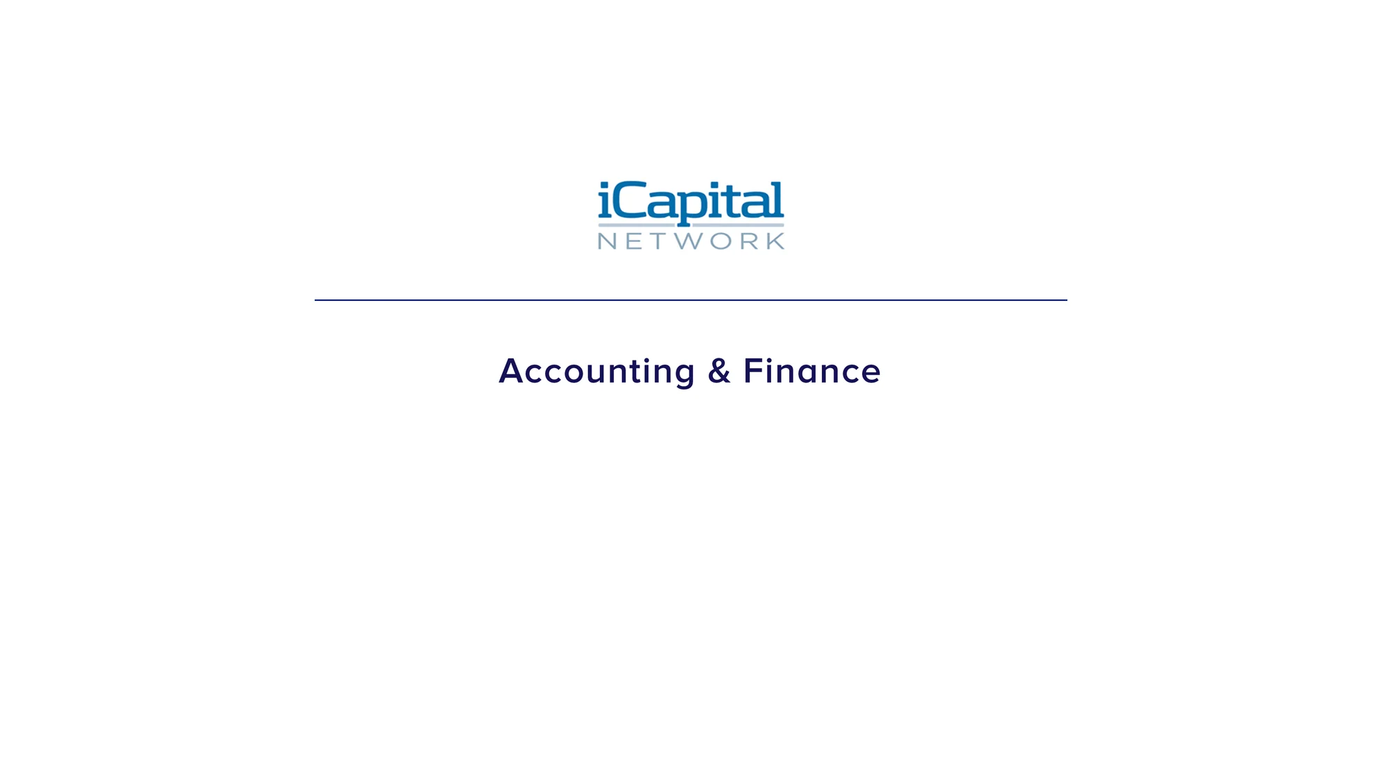 Associate, Fund Operations iCapital New York