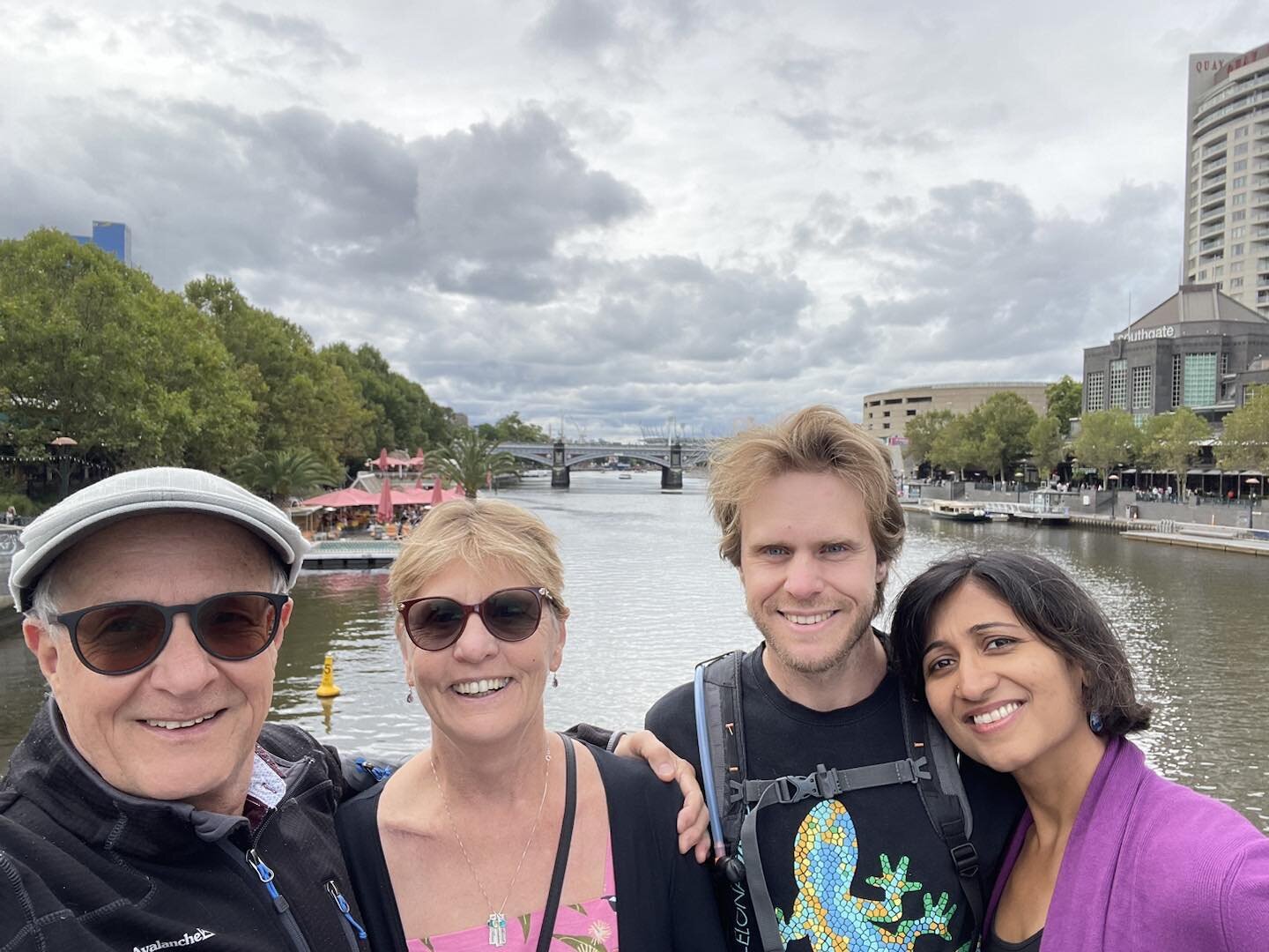 Breakfast in Melbourne with Nicholas &amp; Lakshmi! A brilliant morning!