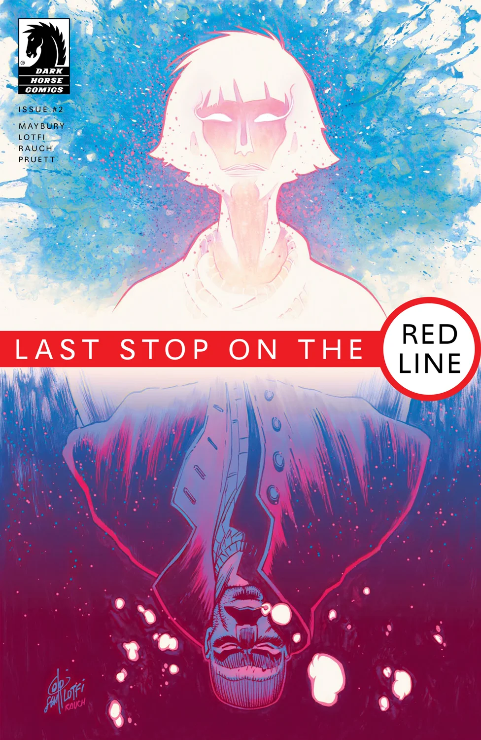 LAST STOP on the RED LINE Cover #2 - Dark Horse Comics