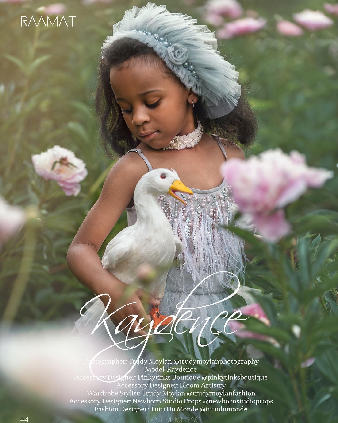 Sometimes the quiet takes you on like a storm. 
Introducing Kaydence. 
Featured in July&rsquo;s issue: @raamatmag kids /teen edition 
So excited to share her beautiful images! 
.
.
#kidscoutureportraits #couturekids #couturekidsbytrudy #baltimorephot