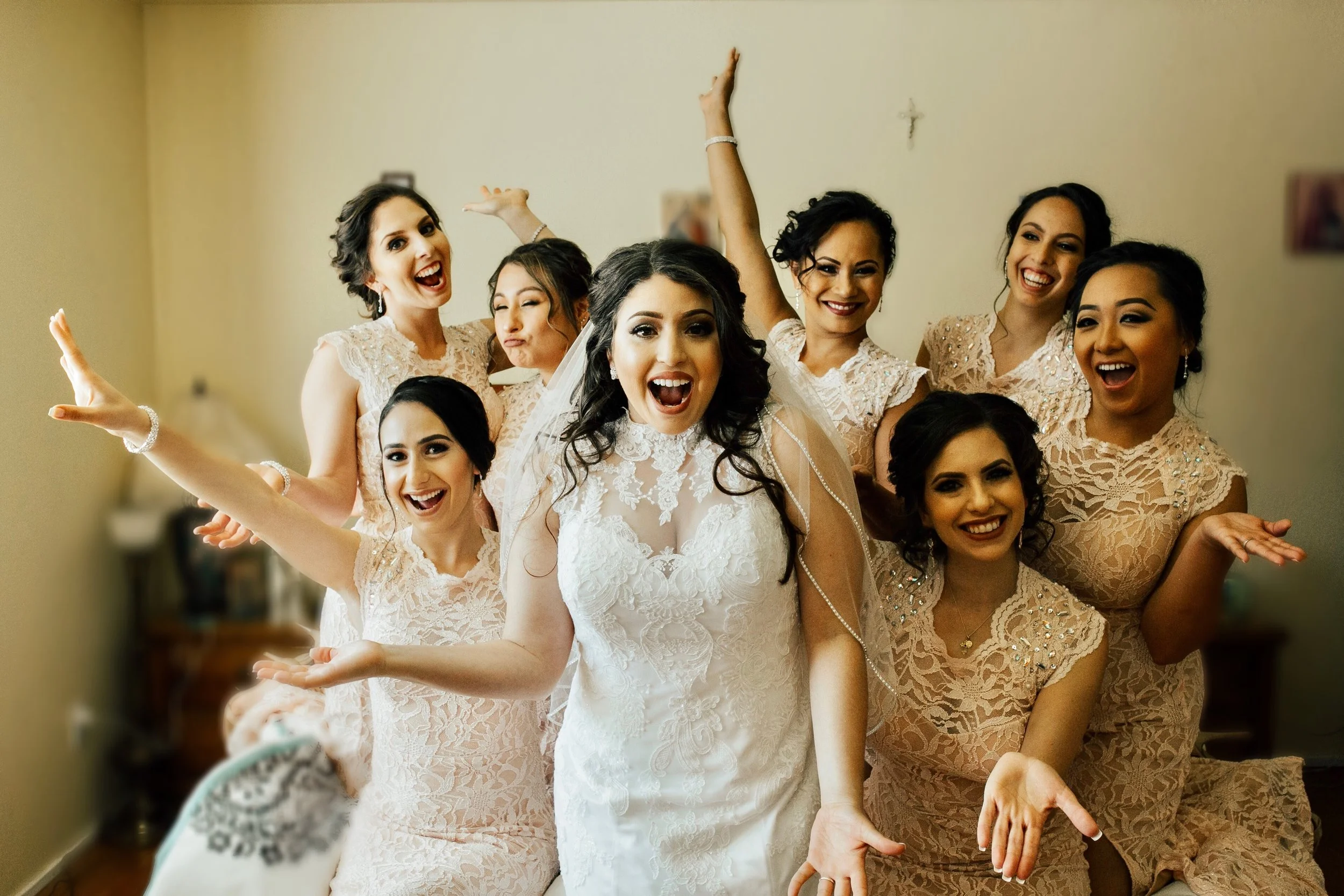 Wedding Make-up and Hair done by HeadSpace Bridal Team