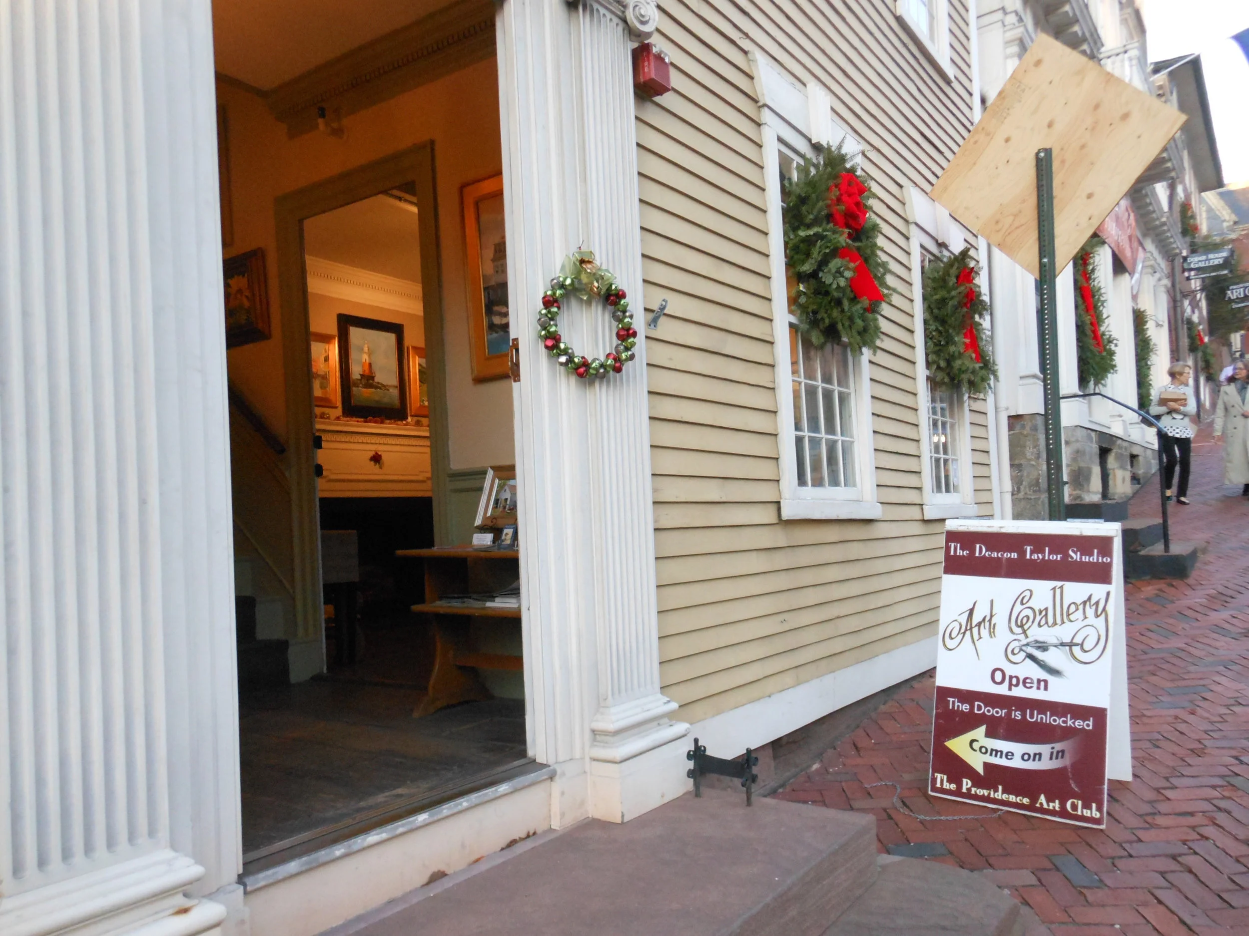 Small Affordable Paintings Available! Saturday, December 2 from 12 to 4pm. Sunday, December 3 from 12 to 4pm. Also OPEN SUNDAY, December 10 from 12 - 4pm. 9 Thomas Street Providence, RI 02903 (401) 864-2379