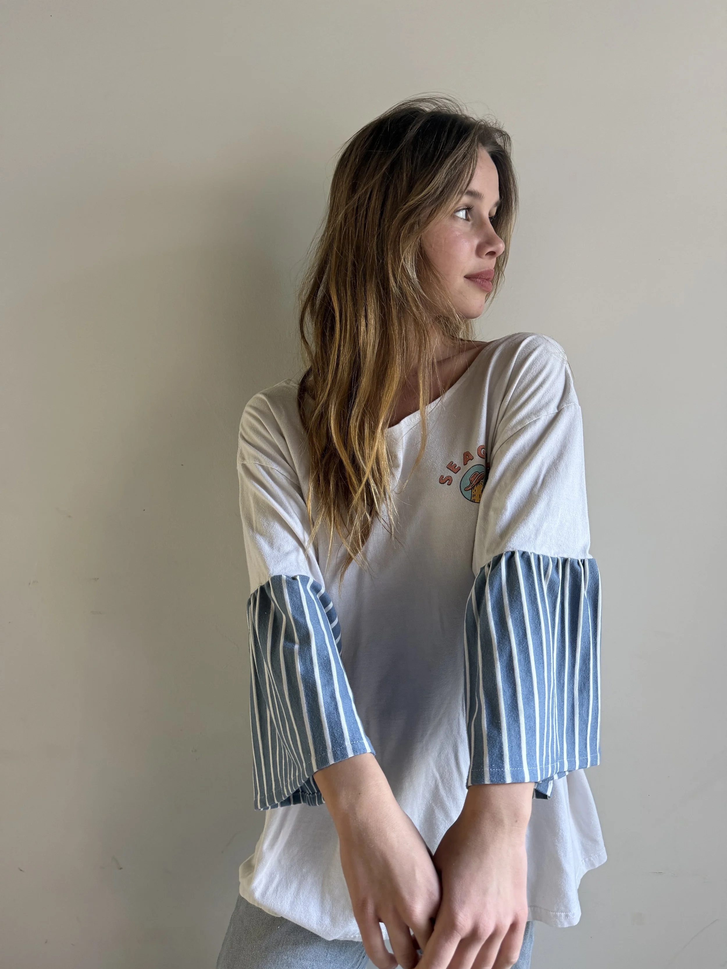 Seager Soft Oversized Bell Sleeeve