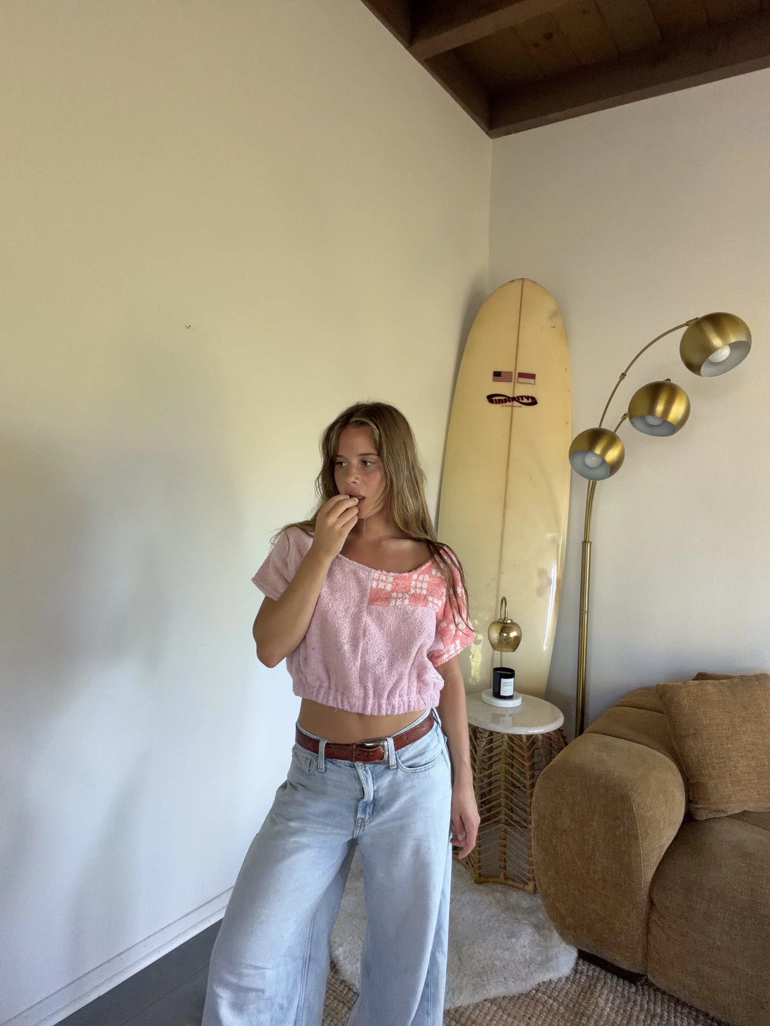 Rose Towel top