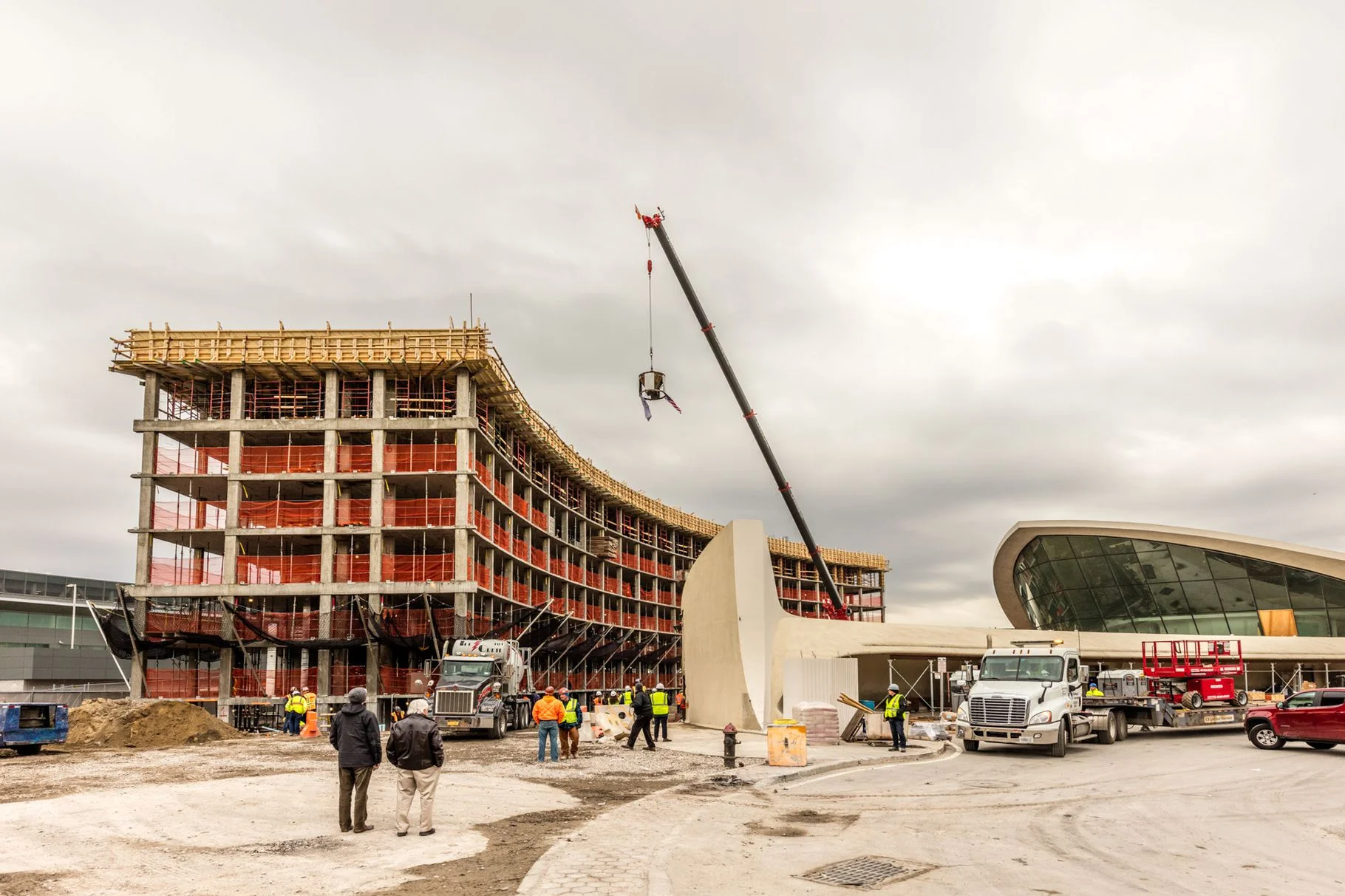 The Vintage Themed TWA Hotel Tops Out Next To The Eero Saarinen-Designed TWA Flight Center At JFK International Airport.0.jpg