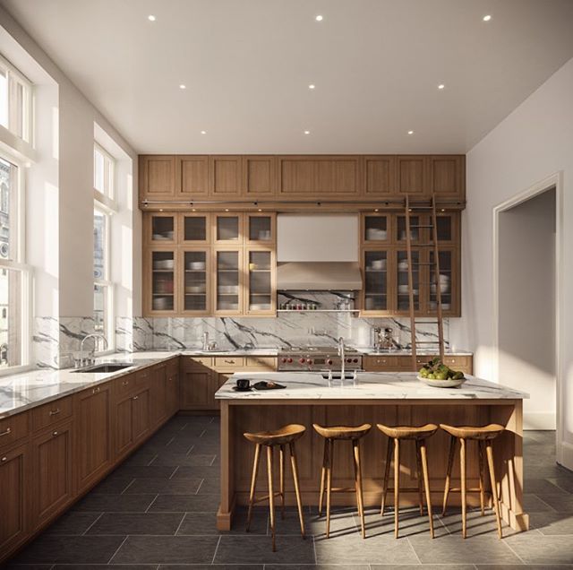 555 West End Avenue has been revealed on the Upper West Side, the circa-1908 Catholic School reborn as a collection of 13 spectacular condominium residences has released a first look at interior renderings. Located in the Riverside-West End Historic 