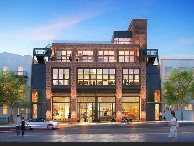 Largo Investments has revealed a new rendering of 71 North 7th Street in Williamsburg in partnership with JDS. The mixed-use commercial building is being designed by Jeffrey Cole Architects PC and will rise 50'. 71 North 7th Street will feature 21,10
