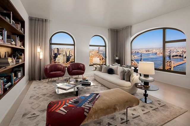 Lightstone has revealed new images of the sales center at 130 William, Sir David Adjaye's first condominium tower in New York City. The project has also launched a new website at www.130william.com. 130 William is a luxury condominium building under 