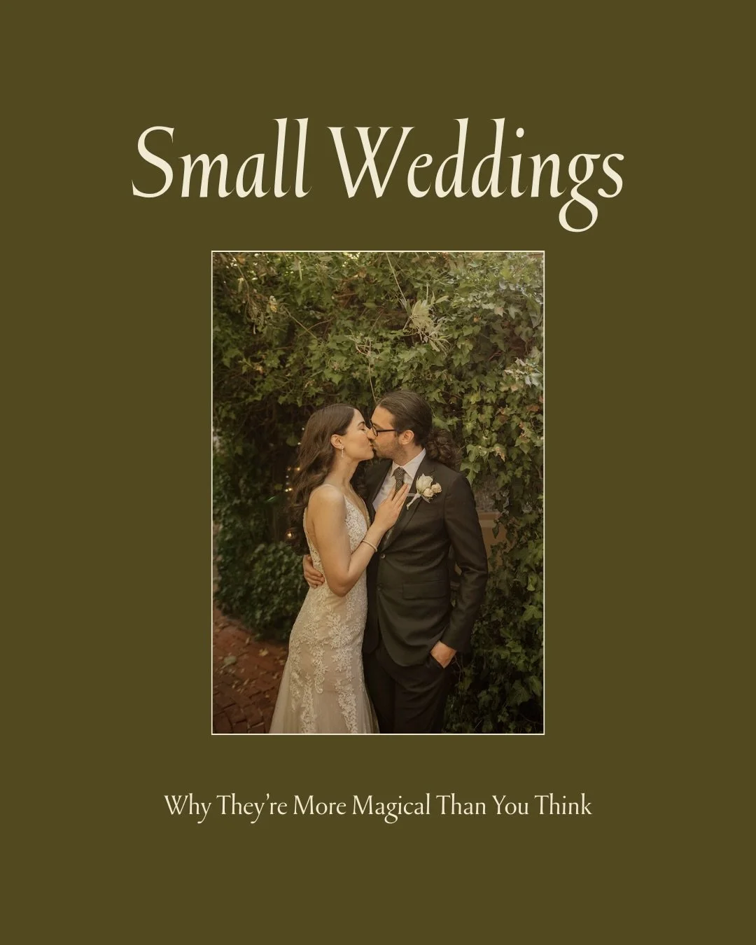 When the guest list gets smaller, the meaning often gets bigger. 🤍

If you&rsquo;re dreaming of a celebration that feels intimate, intentional, and deeply personal, we&rsquo;d love to help you bring it to life. Inquire through the link in our bio!

