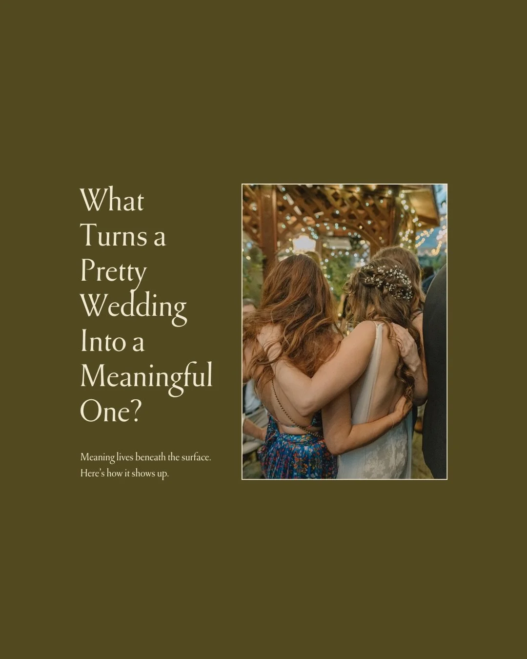 A pretty wedding looks good. A meaningful one feels right.

Swipe through to see what actually makes the difference. ✨

#SaltAndSparrow #MeaningfulEvents #Weddings #EventPlanner #LosAngelesEvents