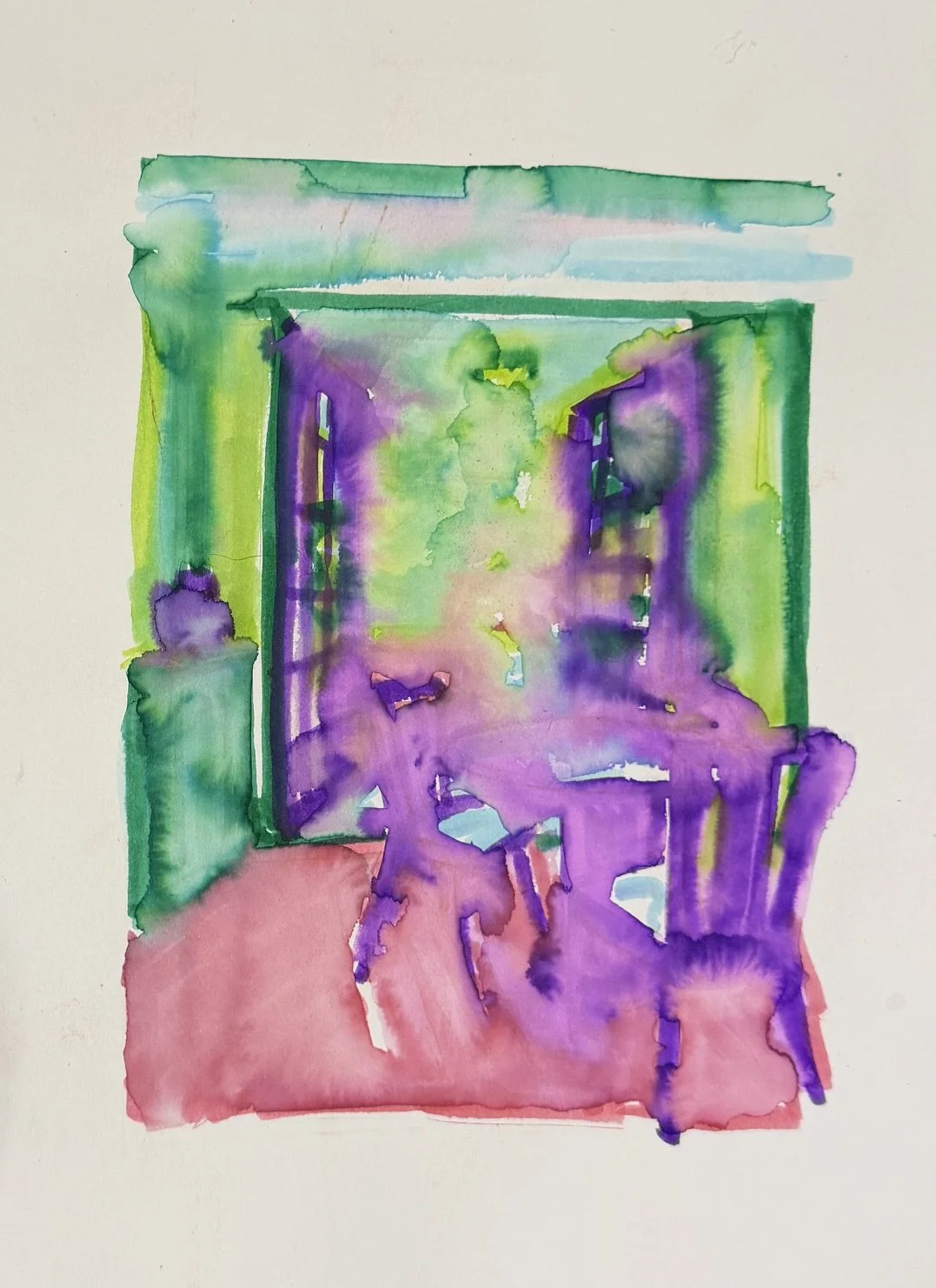 Watercolor Magazine Interior