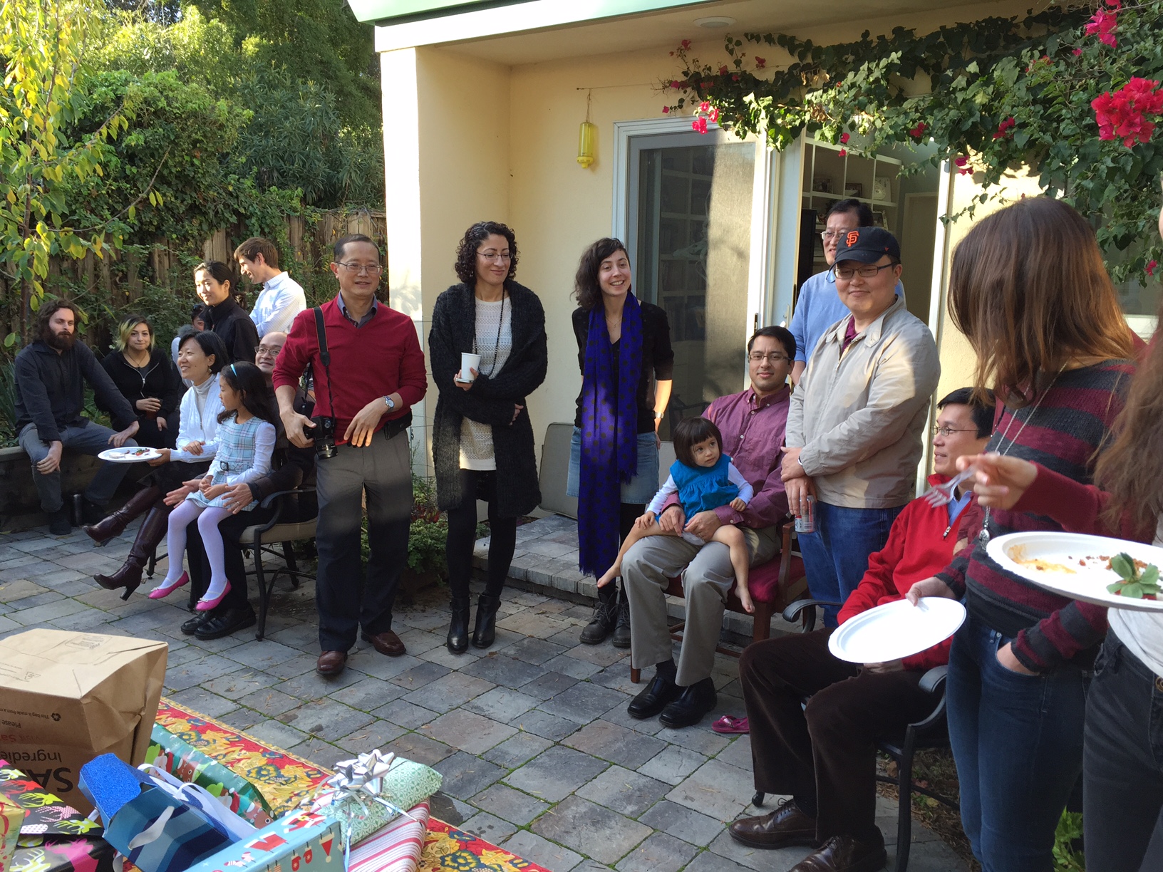 Lab holiday party, December 2014