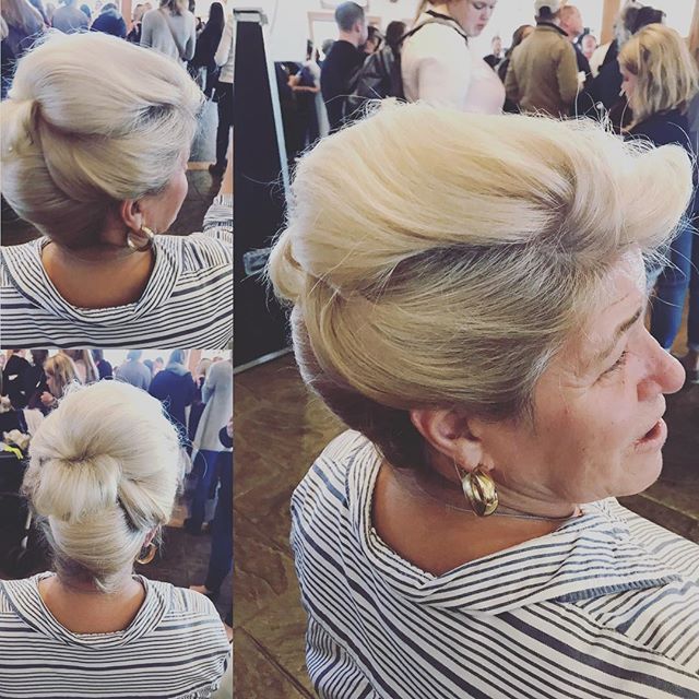 Mother of the bride, classic up-do