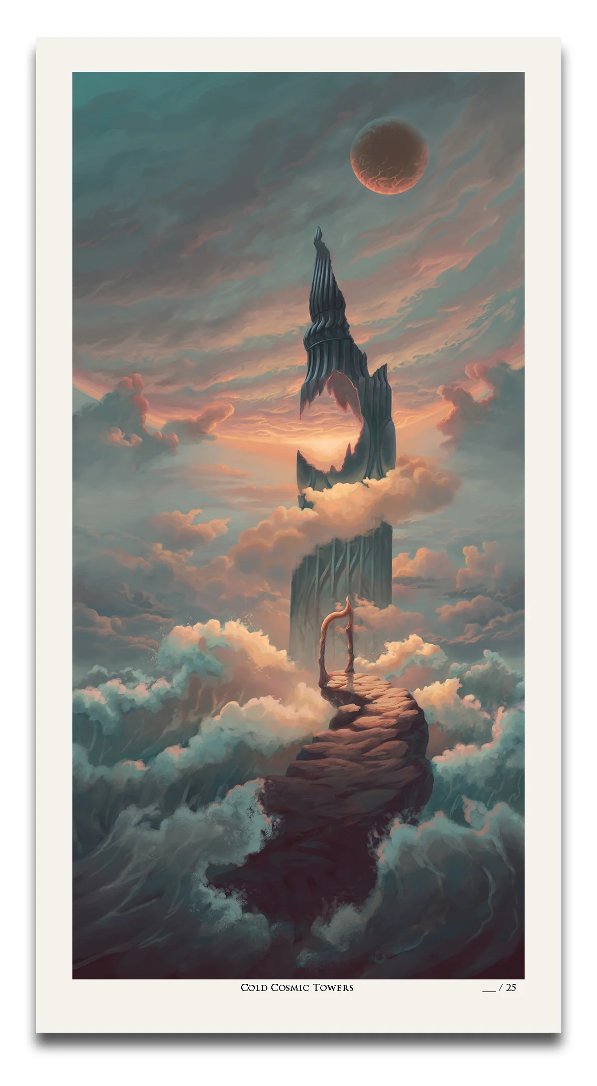 Cold Cosmic Towers - Limited Edition Print