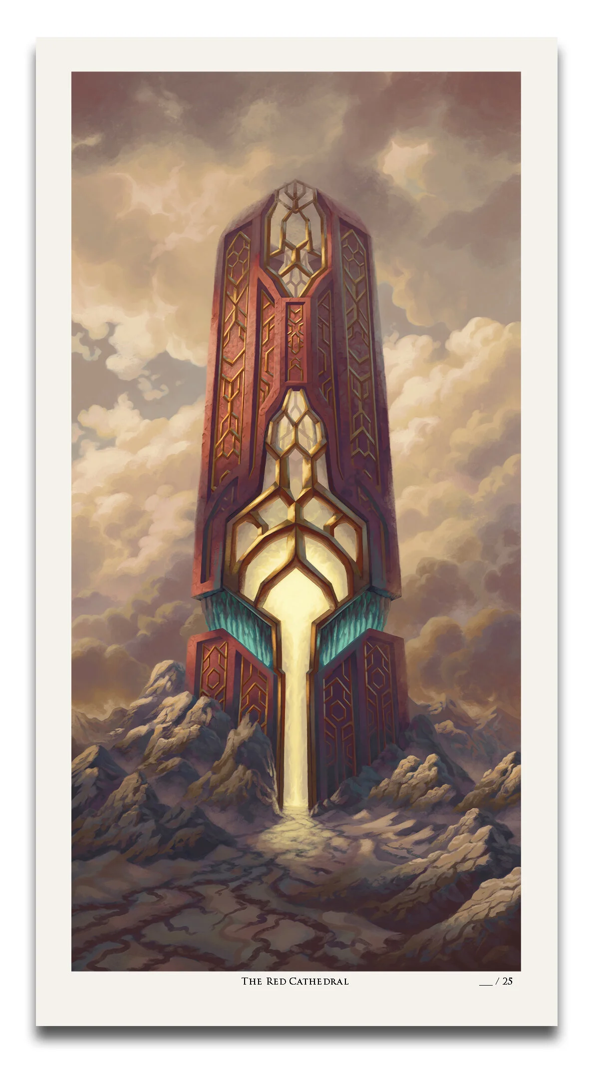 The Red Cathedral - Limited Edition Print