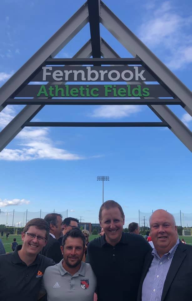  From left to right: Mark Borowiak (Board Member), Jean-Yves Viardin (Director of Coaching), Scott Hughes (Board Member),  Mark Steffenson  