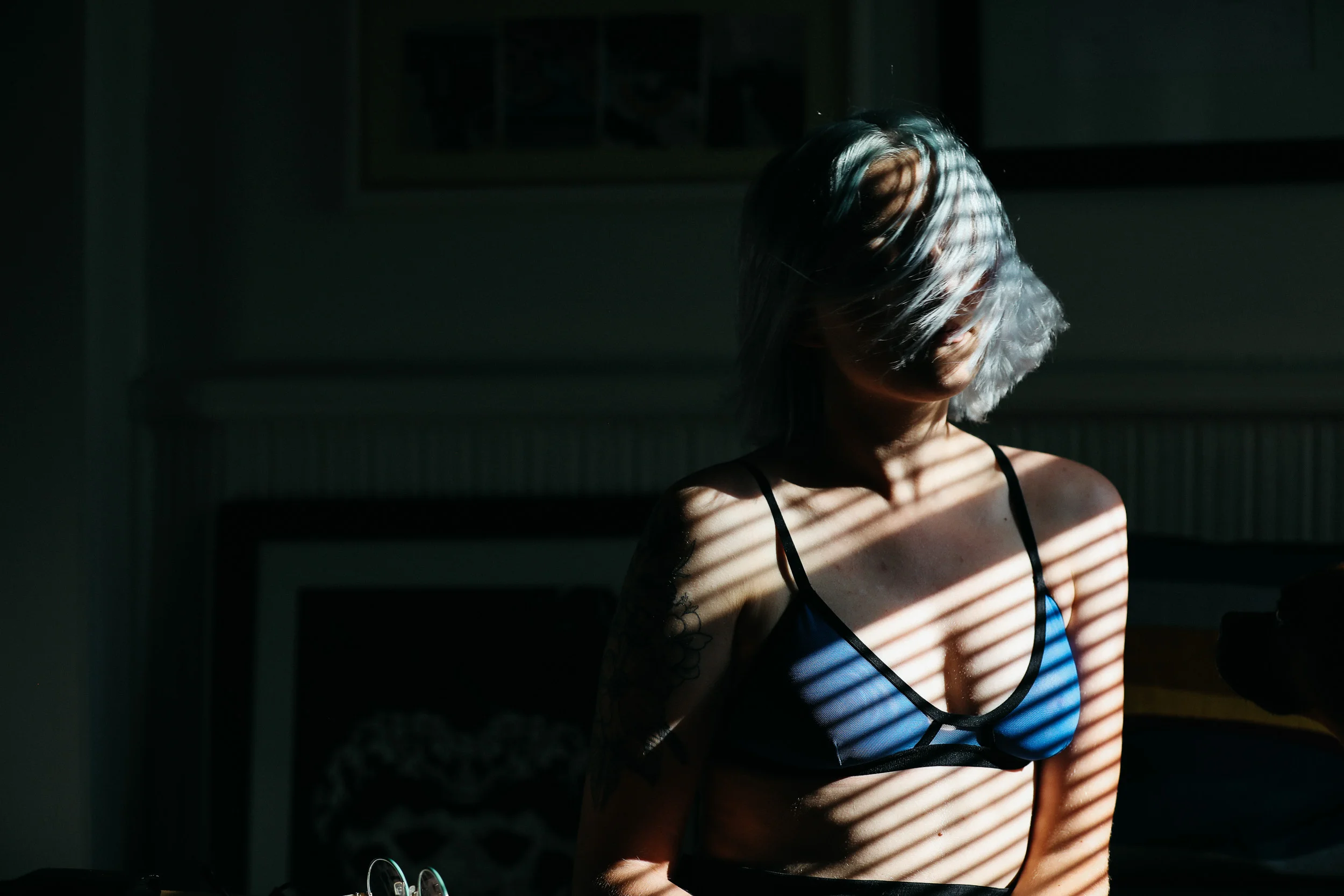Self Portrait September 2018 wearing self-love-inspired Mary Young lingerie