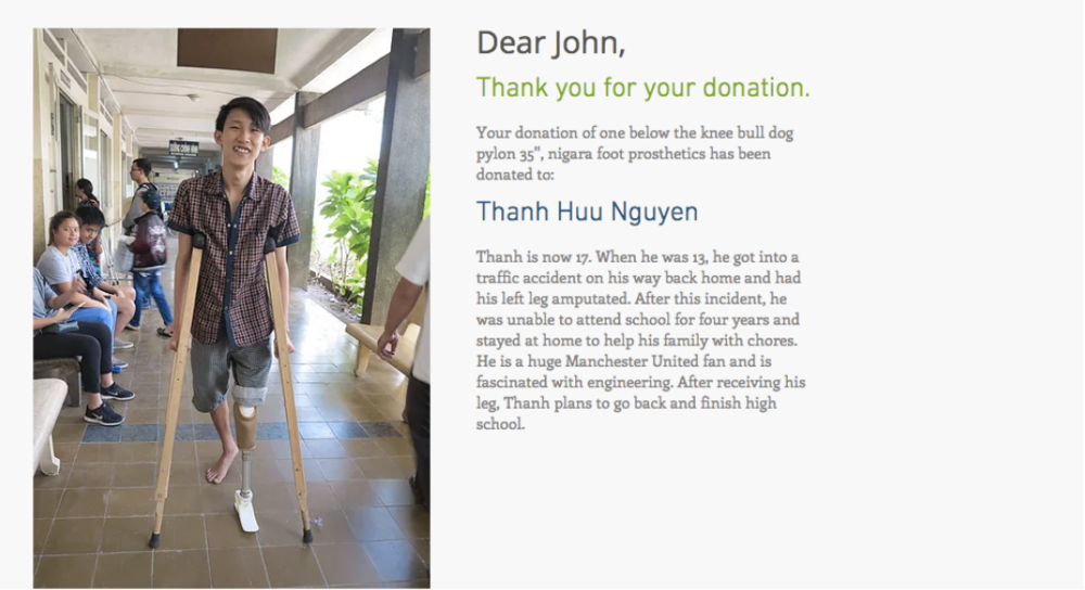 Personalized Follow-up with Your Donation