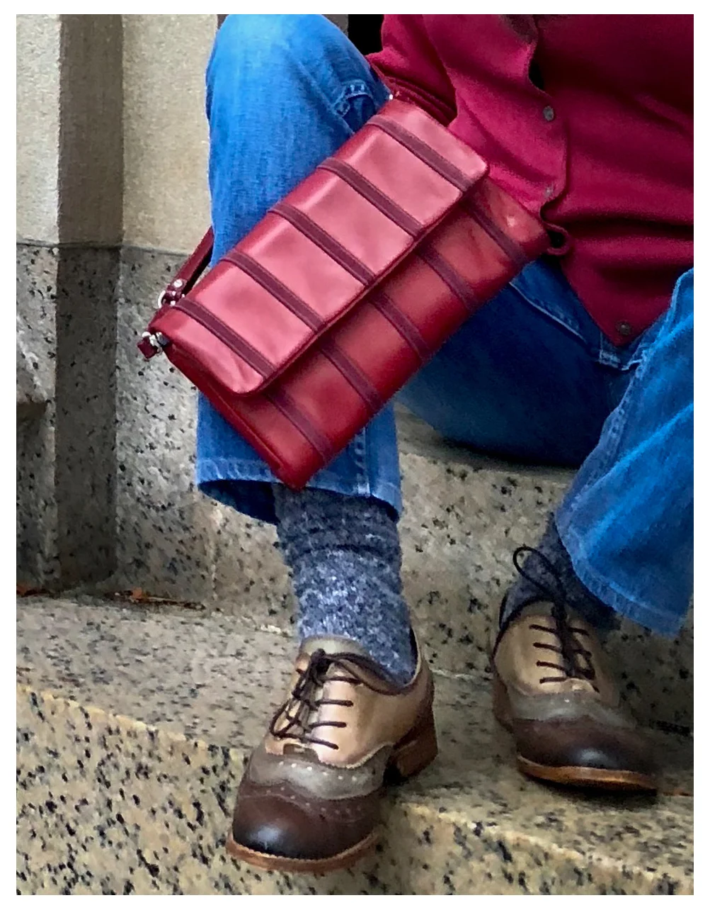 On Library Steps Sized Framed.jpg