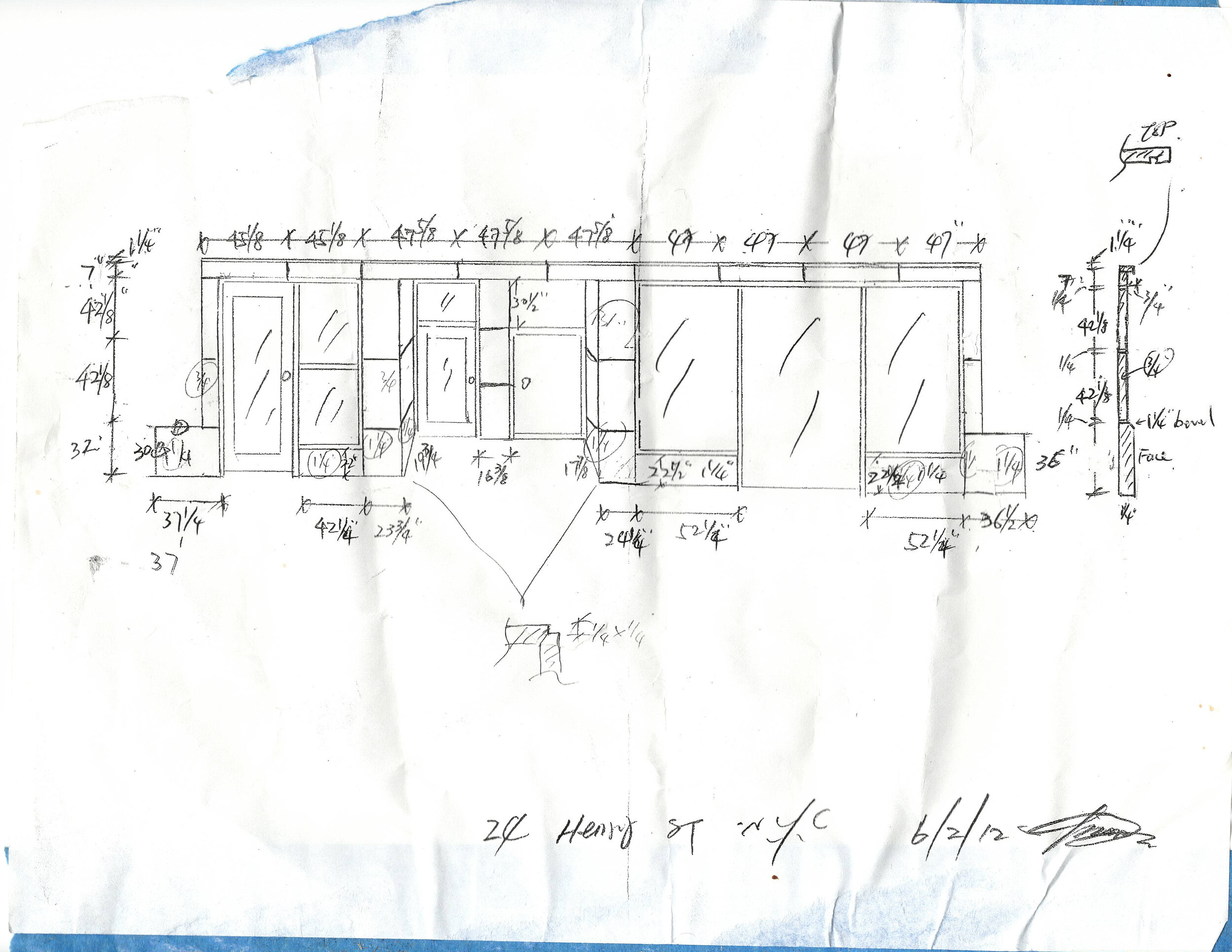  24 Henry Street facade drawing dated 02 June 2012 