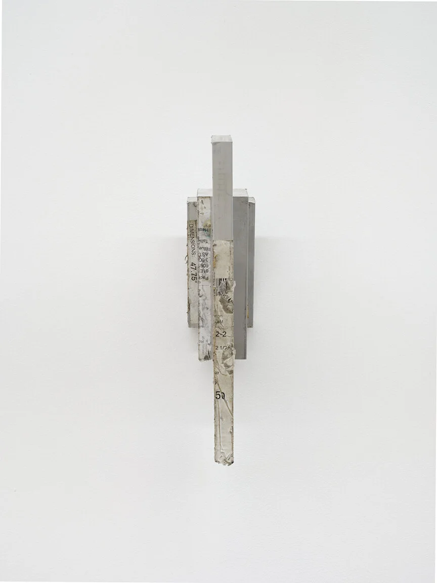  Chadwick Rantanen Crux Simplex , 2019 Aluminum cutoffs, steel 10 7/8&nbsp;× 2 5/8 × 7 1/2 inches (28 × 7 × 19 cm) CR2 (CR1736) 
