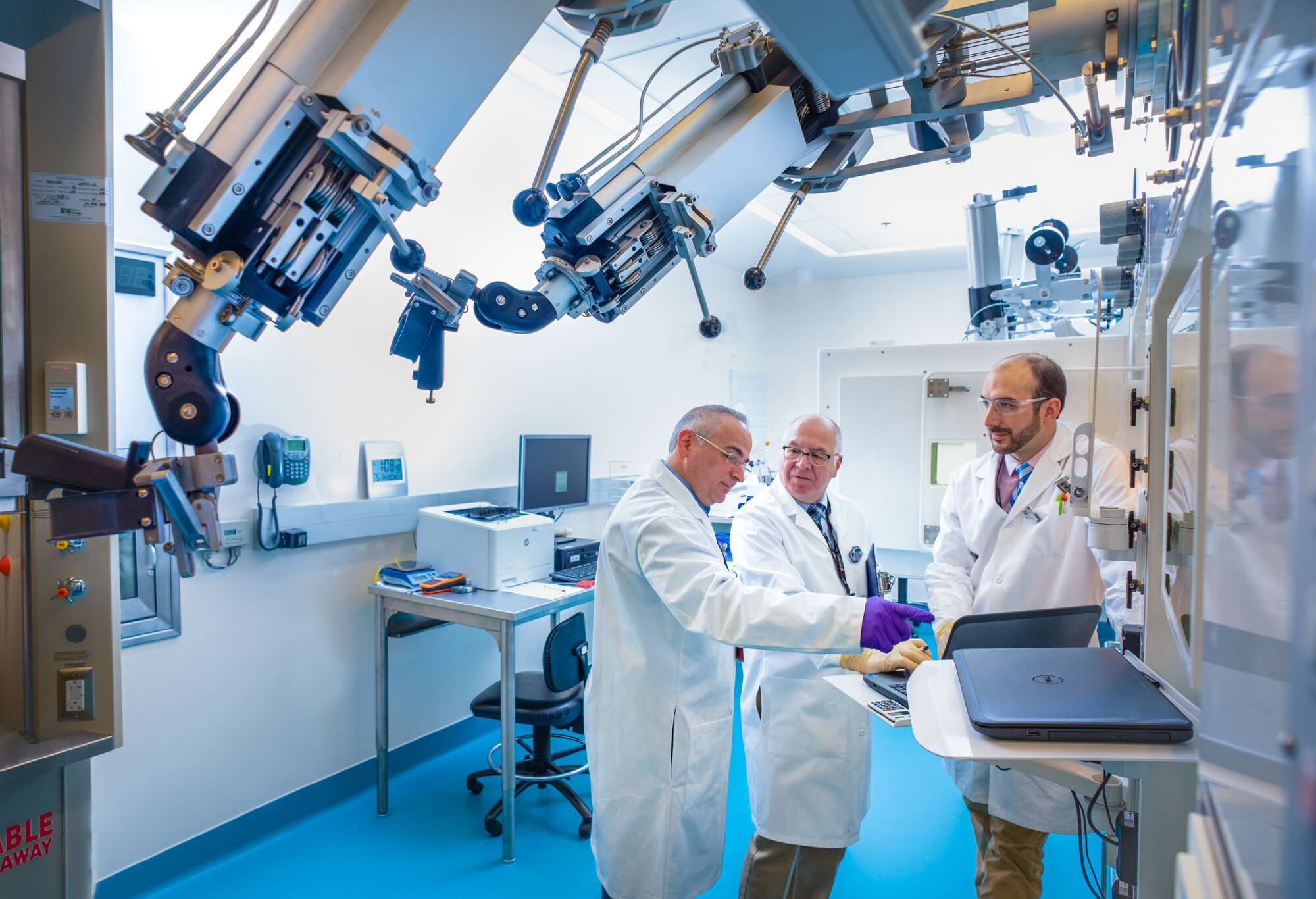  Robotic Suite at a Molecular Cancer Imaging Facility 