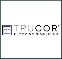 TruCor flooring company logo with the tagline 'Flooring Simplified'.