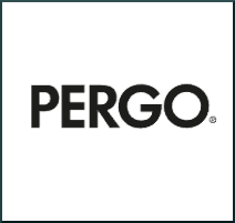 Pergo logo on a white background