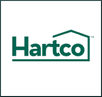 Hartco logo with the word 'Hartco' inside a house-shaped outline.