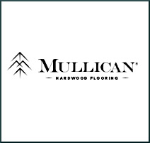 Millican Hardwood Flooring logo with stylized trees