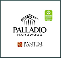 Image displaying logos of Palladio Hardwood and Pantim.