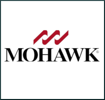 MOHAWK logo with three stylized red waves above the company name.