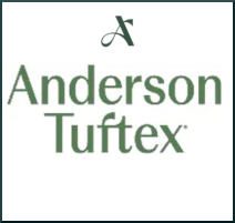 Anderson Tuftex logo with stylized 'A'