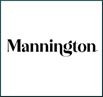 Mannington logo in black text on a white background