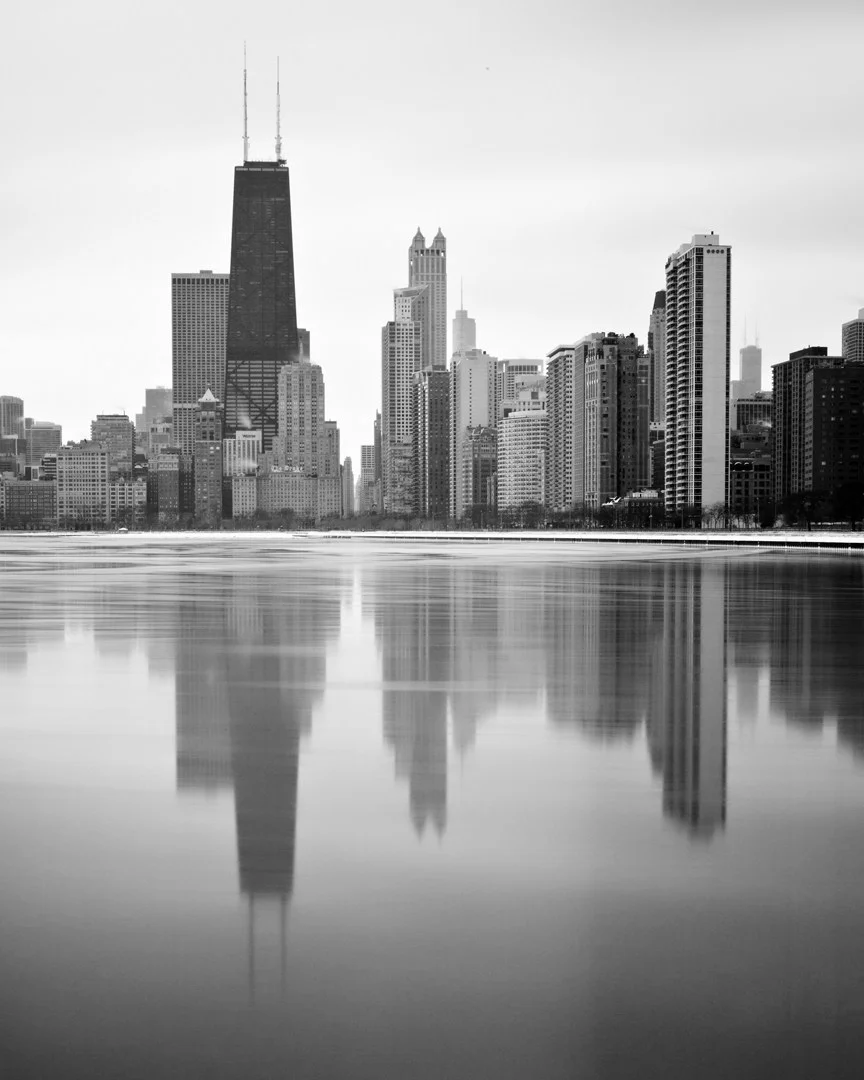 Black and White Skyline