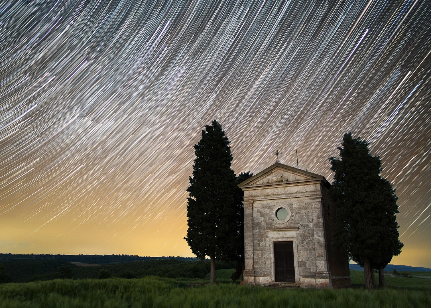 Night over Vitaleta