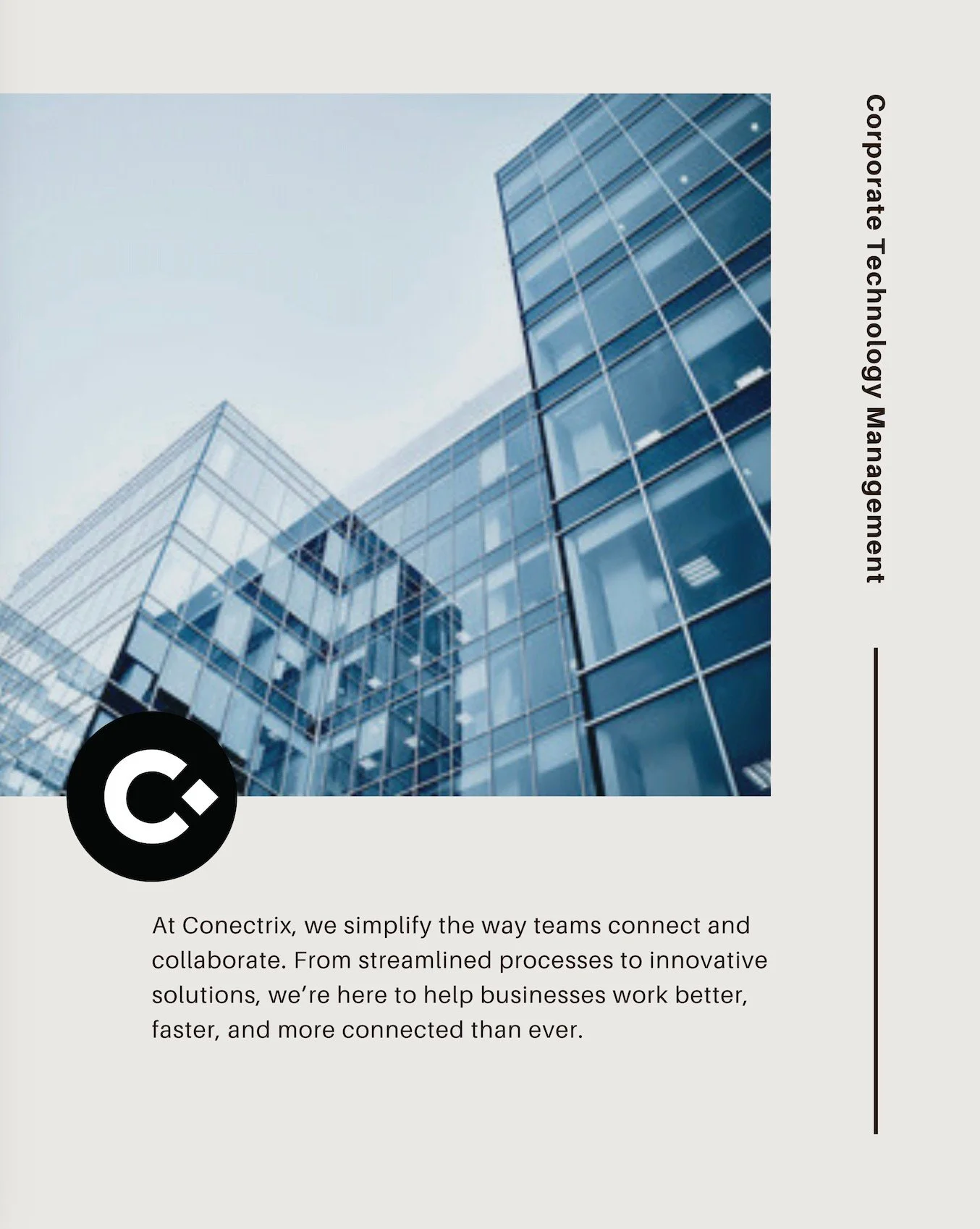 Behind every successful team is seamless technology.⁠
Conectrix makes it easier to connect, collaborate, and perform at your best. 🚀 ⁠
⁠
🔗 conectrix.io/contact⁠
.⁠
.⁠
.⁠
#Conectrix  #TechAdvisory #ITConsulting #DigitalStrategy #TechSolutions #ITAdv